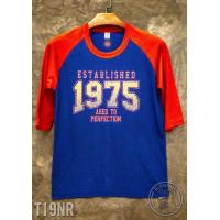 ราคา เสื้อแขนสามส่วน เสื้อแขนสามส่วนวินเทจ เสื้อไหล่สโลป เสื้อยืด เสื้อยืดวินเทจ Vintage รหัสสินค้า T 18 (20836726988)