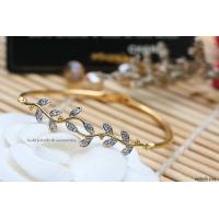 ราคา ManeeNopparut มณีณพรัช กำไล ใบมะกอก สีทอง ศก 5 5 ซม รุ่น BG00126 (108192117)