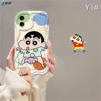 ราคา LvCase Case iPhone 11 7 Plus 12 14 13 15 Pro Max iPhone XR 7Plus X XS Max 6s 7 8 6 Plus SE 2020 Cartoon Cute Crayon Shin chan Soft Wave Edge TPU Phone Cases Cover (21007459573)