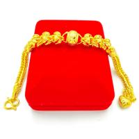 ราคา สร้อยข้อมือทอง ลายสี่เสาสลับพริกไทยคั่นโอ่งตัดลาย ห้อยหัวใจ น้ำหนัก 2บาท มีขนาดความยาวให้เลือก สินค้าขายดีพร้อมส่ง ชุบเศษทองเยาวราช (758024988)