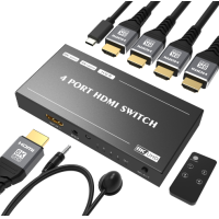 ราคา 8K HDMI Switcher HDMI 2 1 Bi Direction 1 IN 2 OUT 2 IN 1 OUT 3 IN 1 OUT 4 IN 1 OUT 8K 60HZ 48Gbps 4K 120HZ 4K 60HZ เข้ากันได้ PS4 PS5 XBOX (15232783778)