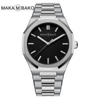 ราคา Japanese movement mens watch waterproof ultra thin business watch adult watch black fashion steel belt quartz watch (17188645260)