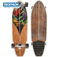 ราคา skateboard OXELO ลองบอร์ดรุ่น Carve 540 ลายนก แผ่นบอร์ดสเก็ต (17344437824)