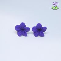 ราคา ต่างหู ดินปั้น ดอกลีลาวดี ทรงโบราณ เครื่องประดับแฟชั่น (1739696548)