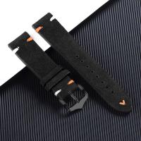 ราคา กำไลหนังแท้แบบวินเทจสายนาฬิกาข้อมือนิ่มสำหรับ Seiko สายรัดข้อมือแบบเย็บหนังกลับย้อนยุคขนาด20 22มม (18613365811)