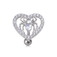 ราคา จิวใส่หูเจาะสะดือและสะดือแบบเซ็กซี่สำหรับผู้หญิงบาร์เบลล์กลับด้านได้1คริสตัลพีซีห่วงสะดือเจาะสะดือทำจากเหล็ก (20880038216)