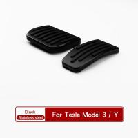 ราคา For Tesla Model 3 Model Y Aluminum alloy Foot Pedal Accelerator Gas Fuel ke Pedal Rest Pedal Pads Mats Cover Accessories (14136498083)