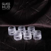 ราคา GLASS HUB LYNX แก้วล้มลุก Y7070 C ลายริ้วตรง แก้วล้มลุก แก้วลูกข่าง แก้วกลิ้งได้ แก้วคอกเทล แก้ววิสกี้ แก้วหมุนได้ เซต 6ใบ (18370306417)