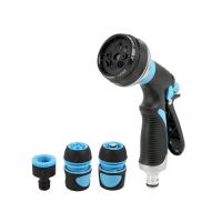 ราคา ชุดหัวฉีดน้ำ 8 ฟังก์ชัน พร้อมข้อต่อ KARTEN รุ่น CRC F1208 ชุด 4 ชิ้น สีฟ้าดำ (16858277727)