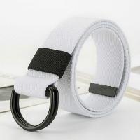 ราคา 150cm Mens Causal Style Canvas Belt with Double D Ring Buckle (9653527144)