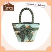 ราคา FERERA เฟอเรร่า กระเป๋าถือผ้าคอตตอนขนาดเล็ก (10100847200)