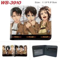 ราคา Attack On Titan ผู้หญิงผู้ชายกระเป๋าสตางค์การ์ตูนกระเป๋าสตางค์สีการ์ตูนพิมพ์กระเป๋าใส่เหรียญพับกระเป๋าสตางค์สั้นแพคเกจบัตร (15374938990)