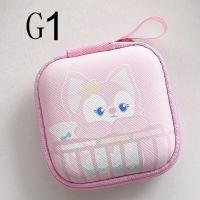 ราคา Huife เคสหูฟังซิปขนาดมินิกระเป๋าเหรียญแบบพกพาสาย USB Pouch Gadget กล่องเก็บหูฟัง7 5 7 5ซม (18539440294)