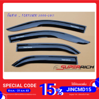 ราคา คิ้วกันสาดประตู Toyota Fortuner 2005 2011 (18096136105)