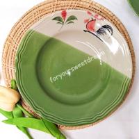 ราคา จาน จานเซรามิก จานข้าว เซรามิก จานเข้าไมโครเวฟได้ จานเซรามิค จานตราไก่ ชุดจานเซรามิก จานลายไก่ 8 นิ้ว (20894844241)