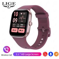 ราคา LIGE สมาร์ทวอท์ชความละเอียดสูง2 1นิ้วสำหรับผู้หญิงนาฬิกาอัจฉริยะสำหรับ Xiaomi Huawei แอนดรอยด์ IOS (20886599450)