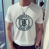 ราคา Burberryˉ เสื้อยืดแขนสั้นลำลองสำหรับผู้ชายและผู้หญิงเสื้อคอกลมคอกลมแขนสั้นสไตล์เดียวกันผ้าฝ้ายครึ่งแขนสำหรับผู้ชายสำหรับฤดูร้อน Ins (14619520465)