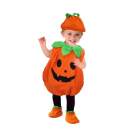 ราคา Kids Children Halloween Pumpkin Costume with Hat Cosplay for Baby Girl Boy Stage Party Clothings (20400474434)