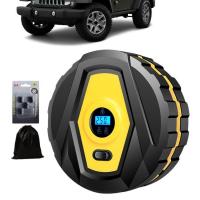 ราคา Tire Inflator Portable Air Compressor Inflator Pump with Digital Display Portable and Quick Car Air Pump with LED Light Tire Air Compressor with Auto Shut off for Bike Car Motorcycles relaxing (203456
