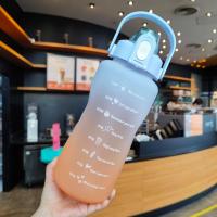ราคา ขวดน้ำ 2 ลิตร ขวดน้ำ2ลิตรสีพาสเทล ขวดน้ำ2000ml กระบอกน้ำ2ลิตร กระบอกน้ำพลาสติก ขวดน้ำพลาสติก ขวดน้ำบอกปริมาณ (10373766391)