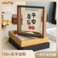 ราคา Ping การตกแต่งเดสก์ท็อปด้วยการกรอบโชว์กระจกโปร่งแสงสองด้านกรอบรูปสี่เหลี่ยมขนาด8นิ้ว DIY (19740452743)