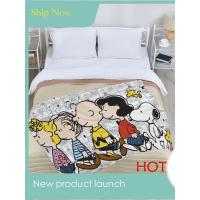 ราคา การ์ตูน S Snoopy เตียงคู่ผ้าห่มและโยนหมอนตกแต่งโซฟาผ้าห่มฤดูร้อนสบายปุยนุ่มผ้าห่ม Furry โยนหมอนเด็ก (20726532855)