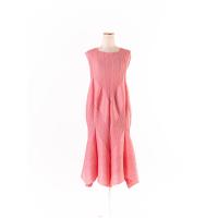 ราคา no brand เดรสแขนกุด ผ้าอัดพลีทแต่งระบาย ผ้ายืดได้ถึงไซส์XL Preloved (20670510293)