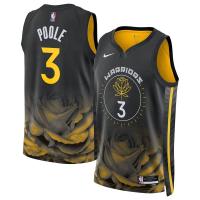 ราคา เสื้อบาสเกตบอล NBA เกรดดีที่สุด วัยรุ่นฟอร์มดี Jordan poole ทีม Golden State Warriors Swingman Jersey Icon Edition 2022 23 รับประกันคุณภาพ100 (18431325232)