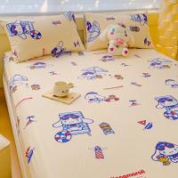 ราคา Dansunreve Sanrio ผ้าปูที่นอนน่ารัก Cinnamoroll ผ้าปูเตียงแบบพอดี800TC ผ้าฝ้าย100 ผ้าปูที่นอนป้องกันพร้อมสายรัดขนาดเตียงเดี่ยวขนาดคิงไซส์ (21301473623)
