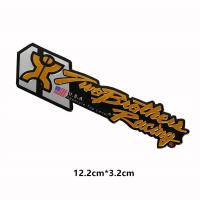 ราคา NEW Aluminum 3D Heat resistant Motorcycle Exhaust Pipe Sticker Cool Personality For Two Brother Racing Emblem Decal (20857243527)