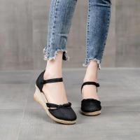 ราคา รองเท้าหัวแหลมลำลองผู้หญิงเกาหลีรองเท้าส้นสูงใหม่2023ผู้หญิง (20653550562)