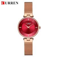 ราคา Curren นาฬิกาข้อมือควอทซ์ลําลอง สายสแตนเลส หรูหรา กันน้ํา แฟชั่นสําหรับผู้หญิง BYUE (20142069848)