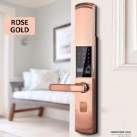 ราคา 4 8V Fingerprint Lock Security Electronic Smart Door Lock APP Touch Password Keypad Card Fingerprint 5 Way Door Lock Electronic Hotel (20000263365)