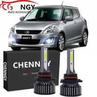 ราคา สำหรับ Suzuki Swift 2007 2008 2009 2010 2011 2012 6000K สีขาว12 32V LED ด้านหน้าหมอกหลอดไฟชุด 1คู่ (16145351723)