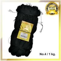 ราคา ด้ายไนล่อน สีดำ น้ำหนัก 1 kg ด้ายไนล่อนดำ ด้ายสานแห ด้ายถักแห (3767462414)