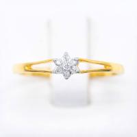 ราคา Happy Jewelry แหวนเพชรของแท้ ดอกพิกุลก้านคู่ เพชรแท้เกสร ทองแท้ 9k 37 5 ขายได้ จำนำได้ ME740 (16932060326)