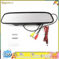 ราคา Car 4 3 Inch Rearview Mirror Monitor For Vehicle Truck Van RV Parking Rear View Backup Camera Display Auto Accessories (21200551051)