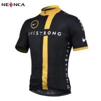 ราคา NEENCA Livestrong เสื้อเจอร์ซีย์ระบายอากาศเร็วสำหรับแขนสั้นสำหรับผู้ชายมีกระเป๋าด้านหลัง3ใบ (21101819867)