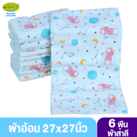 ราคา Grace Kids เกรซคิดส์ ผ้าอ้อมสำลี 27 นิ้ว 6 ผืน ลายซูมซูม (16492939667)