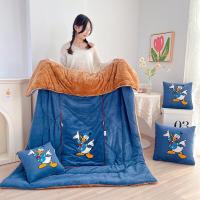 ราคา vivinatural ขายร้อน หมอนผ้าห่มแบบ 2 ใน 1 แบบใหม่สำหรับการพักผ่อนในที่ทำงานหรือใช้สำหรับการเดินทาง (20683534577)