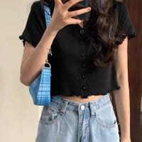ราคา KSTYLE4U ครอปไหมพรม 648 ครอปไหมพรมแขนยาว ไหมพรมแขนยาว ไหมพรมกระดุมหน้า เสื้อครอป แขนยาว เสื้อผ้าผู้หญิง เสื้อครอปท็อป (18890902060)