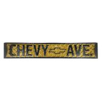 ราคา ป้ายสังกะสีวินเทจ Chevy AVE ปั๊มนูน (208303735)