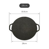 ราคา ถาดที่ย่างแบบพกพาสำหรับตั้งแคมป์กะทะบีบีคิวอเนกประสงค์ในบ้านจานบาร์บีคิวทรงกลม (21137437407)