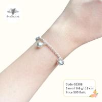 ราคา ฮักเงินน่านพร้อมจัดส่ง สร้อยข้อมือเงินแท้ 92 5 สร้อยข้อมือกระดิ่ง กระพรวน สร้อยข้อมือแฟชั่น สวยๆ น่ารักๆ ของขวัญ (20816399234)