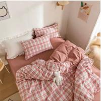 ราคา Sweetdream by Nakin ผ้าปูที่นอนสไตล์มินิมอล มูจิ ลายสก๊อต ครบชุด 6 ชิ้น พร้อมส่ง ส่งทุกวัน มีทุกขนาด (12690193827)