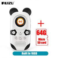 ราคา RUIZU เครื่องเล่น MP3บลูทูธ X31พร้อมลำโพง16GB เครื่องเล่นเพลงไม่สูญเสียข้อมูล Hi Fi แบบพกพาขนาดเล็กน่ารักการ์ตูนเด็กหุ่นยนต์เรียนรู้เครื่องเล่นเสียง Walkman รองรับวิทยุ FM บันทึกเสียงนาฬิกาจับเวลาปลุก