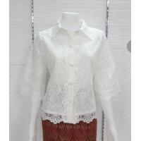 ราคา เสื้อลูกไม้กระดุมหน้ารหัส 366 เสื้อลูกไม้ทั้งตัว เสื้อลูกไม้ออกงาน เสื้อลูกไม้ใส่ทำบุญ (17655553750)