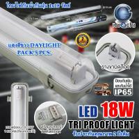 ราคา IWACHI โคมไฟกันน้ำกันฝุ่น พร้อมหลอดไฟ โคมไฟ LED โคมไฟกันฝุ่น โคมกันน้ำ โคมไฟติดภายนอก โคมไฟสำเร็จพร้อมหลอดนีออน LED T8 18 วัตต์ แสงสีขาว 5 ชุด (11698630528)