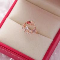 ราคา 2022ใหม่แฟชั่นคริสตัลแหวน Zircon หวานดอกไม้ผีเสื้อเปิดแหวนหญิงเครื่องประดับหมั้นเครื่องประดับ (21171257537)
