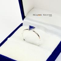 ราคา แหวนเงินแท้ 925 หัวสามเหลี่ยมติดหินแท้ นิล มุก ลาพิส เทอควอยซ์ อบาโลน อาเกตแดง แหวนแฟชั่น ผู้หญิง แหวนเงินแท้100 Major Silver (4784848699)